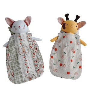Doll Sleeping Bag, Fits Fits 25-34 cm Dolls, Doll Bedding Set, Stuffed Doll,  Textile Doll, Rag Doll, Birthday Gift Kids, Nursery Decor Gift
