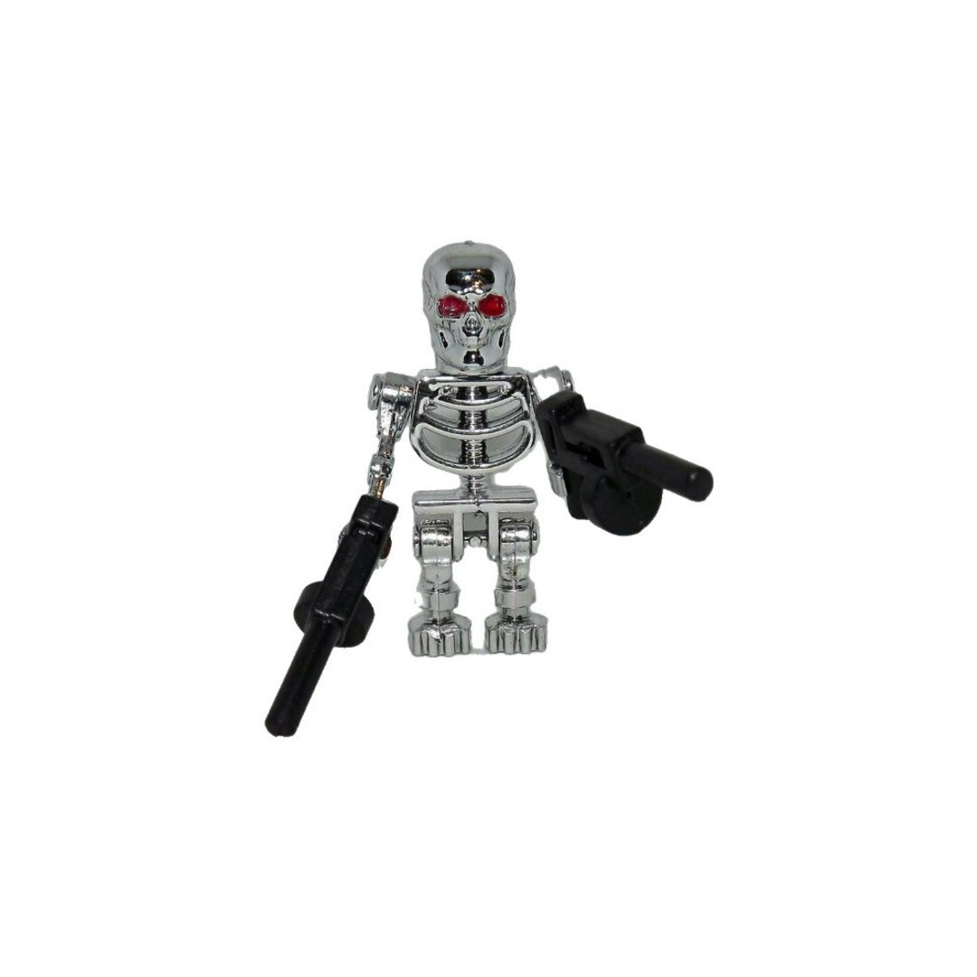 T800 Terminator Minifigure Building Blocks Etsy