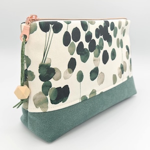 Kulturtasche XL Eukalyptus handgefertigt