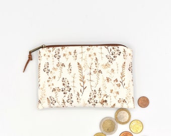 kleine Mini Geldbörse handgefertigt mit Kartensteckfach  Portemonnaie Unikat