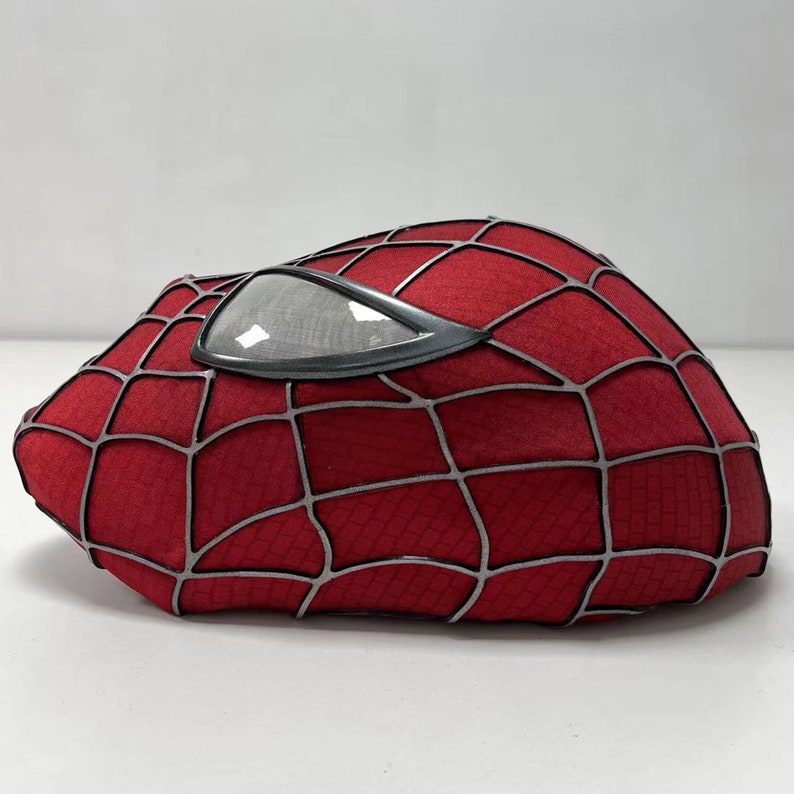 Customized Sam Raimi Spiderman Mask Cosplay Spiderman Mask Adult Mask Wearable movie prop copy, comic book exhibition, Toby Maguire image 5