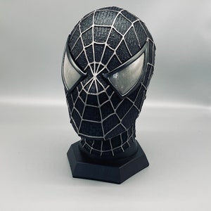 Spider Man mask, Spider Man Toby Maguire mask, Spider Man role-playing mask with mask and lenses, wearable reproduction of movie props