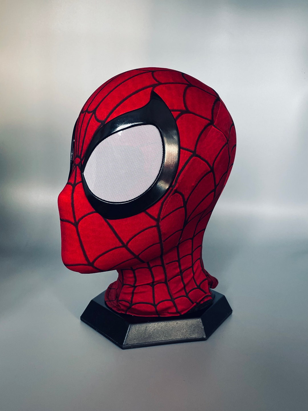 Customized Comic Spider Man Mask With Face Shell and Lenses