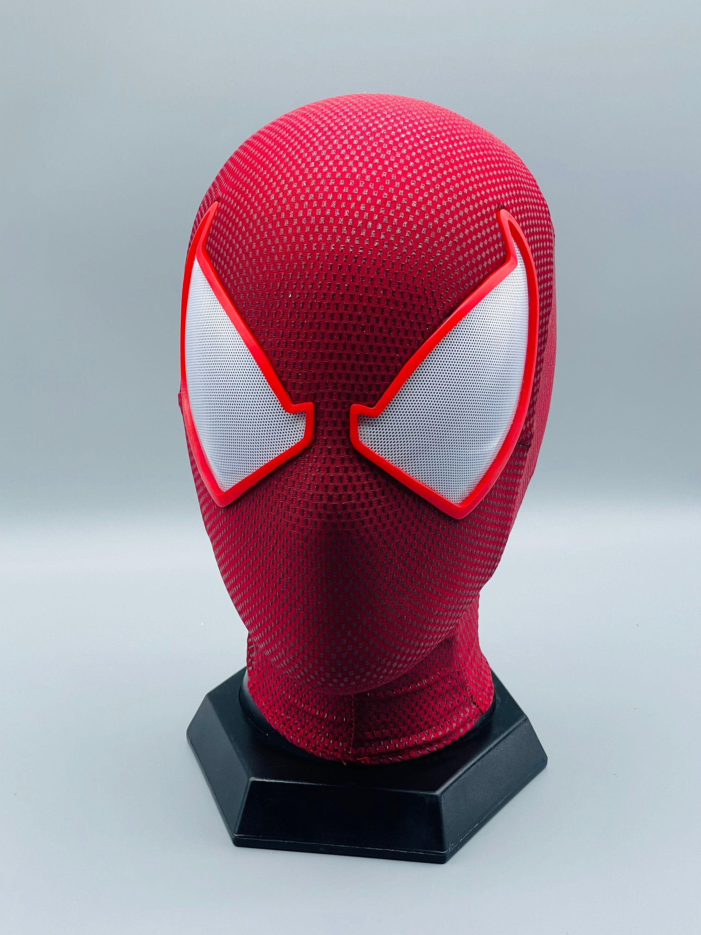 Customized Scarlet Spider Mask, Scarlet Spiderman Mask Cosplay Mask,magnet  Lenses 