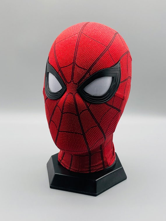 Customized Far From Home Mask Spiderman Upgraded Version Tom Holland  Spiderman Mask Wearable Movie Props Replica Wearable Mask 