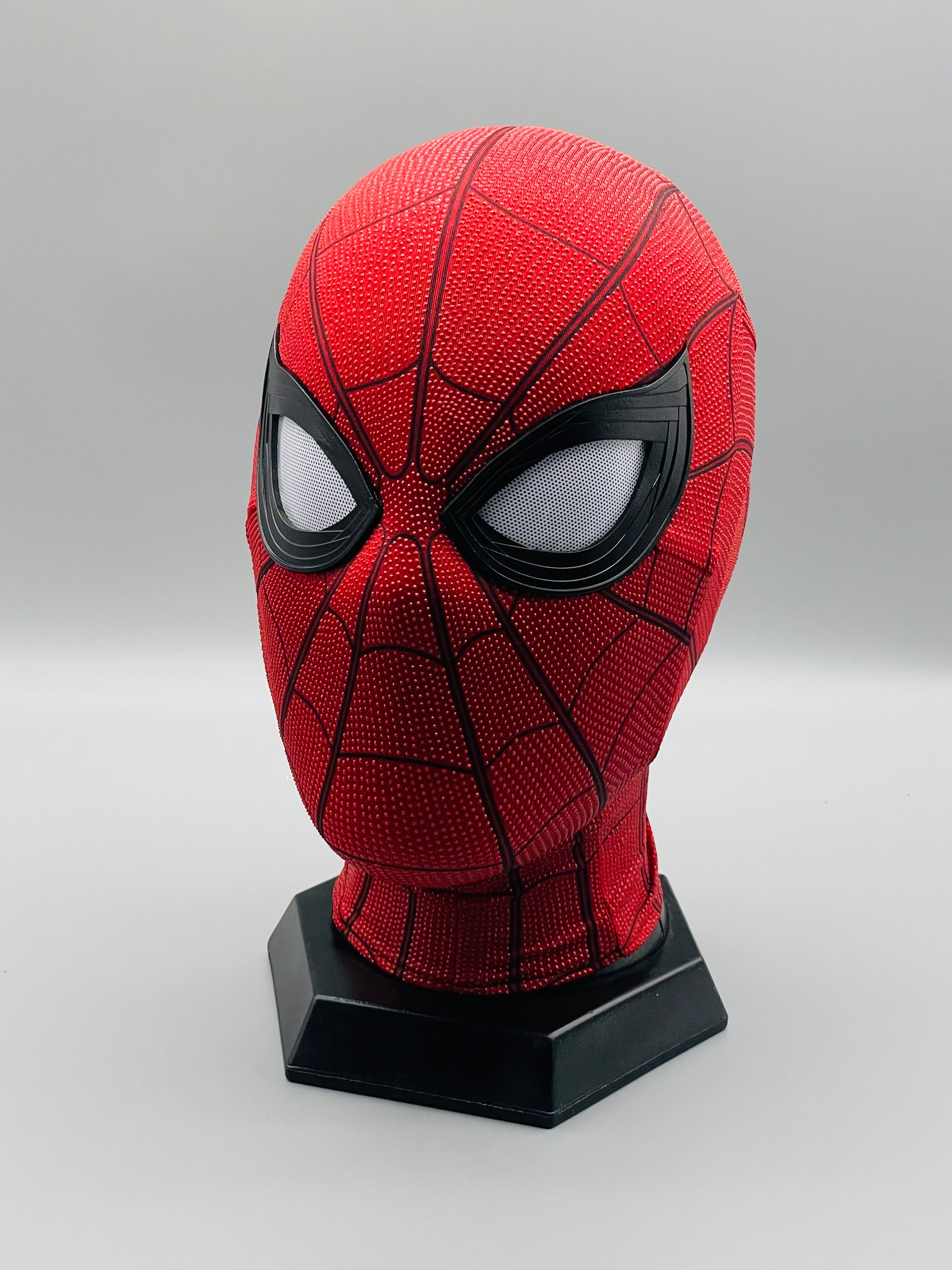 The Amazing Spiderman Mask Amazing Spiderman 2 Cosplay Mask With Faceshell  and Lenses Amazing Spider-man Wearable Movie Prop Replica 