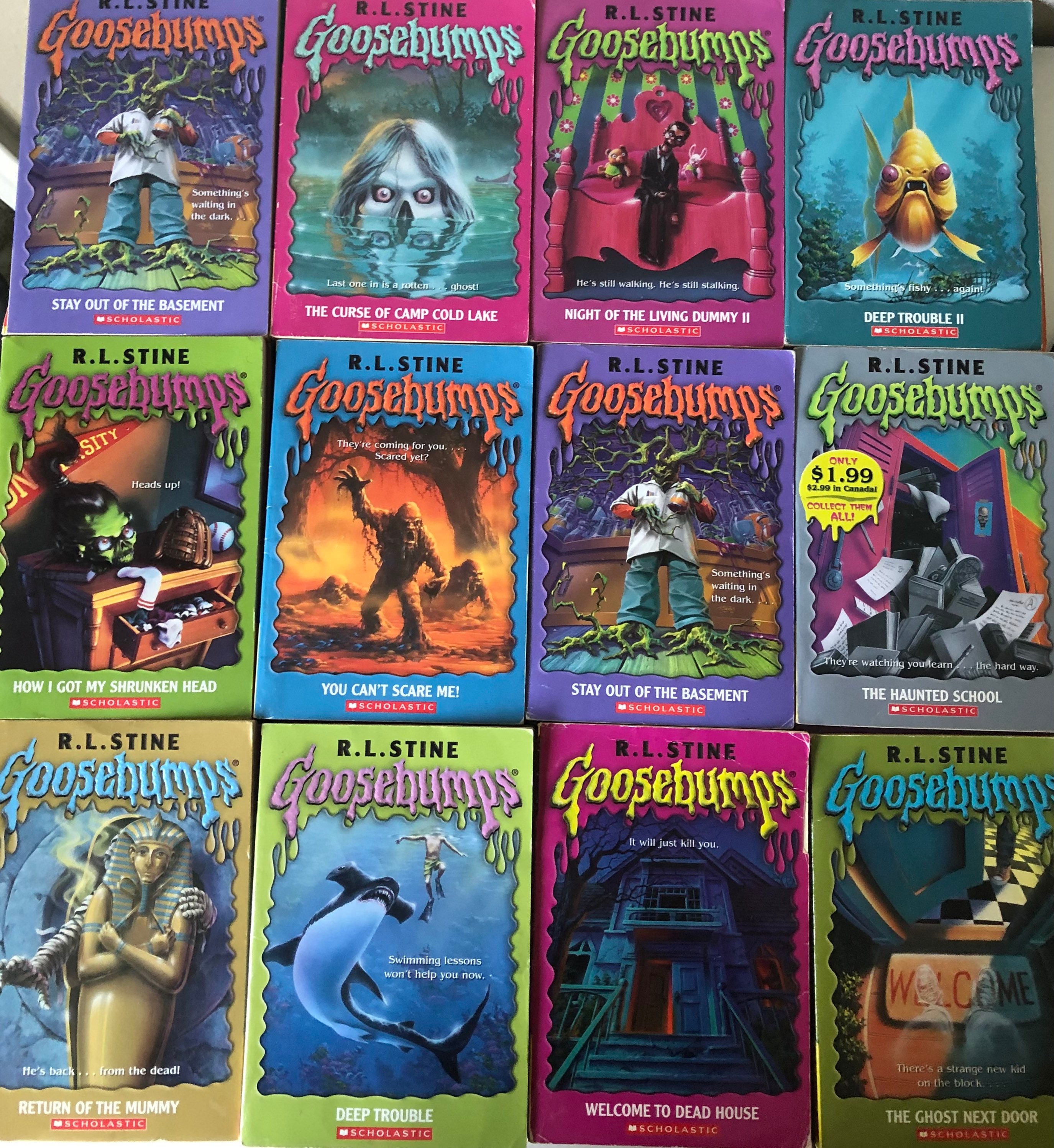 Goosebumps Books by R.L. Stine Choose Your Title Short - Etsy Ireland