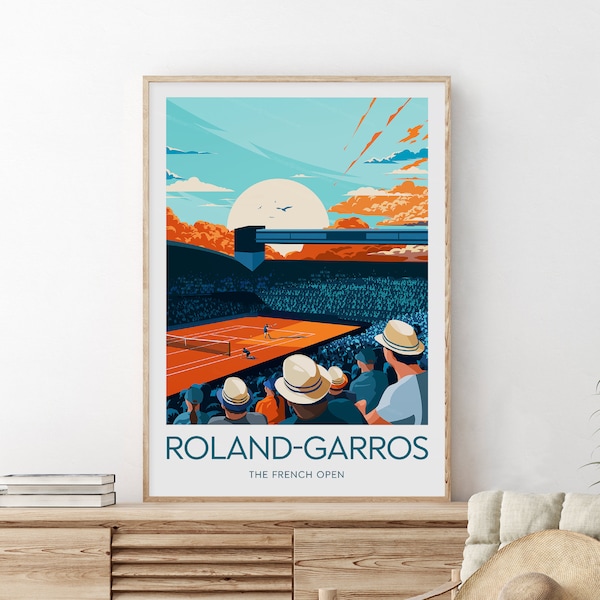 Affiche Roland-Garros - Roland-Garros, Roland-Garros, Roland-Garros