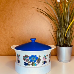 Retro Vintage Floral Johnson Bros Lidded Tureen 1970s