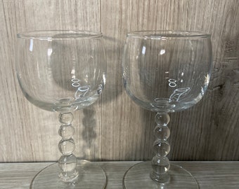 Imperial Glass Candlwick cordial glasses set of 2