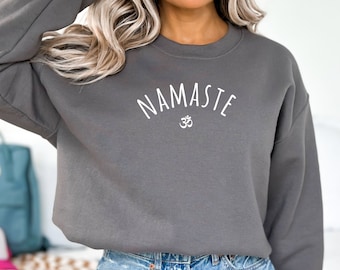 Namaste Sweatshirt - Zen-inspired Cozy Pullover for Yoga Lovers