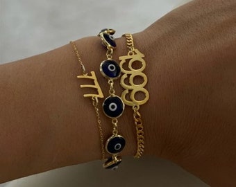 777 Bracelet - Etsy