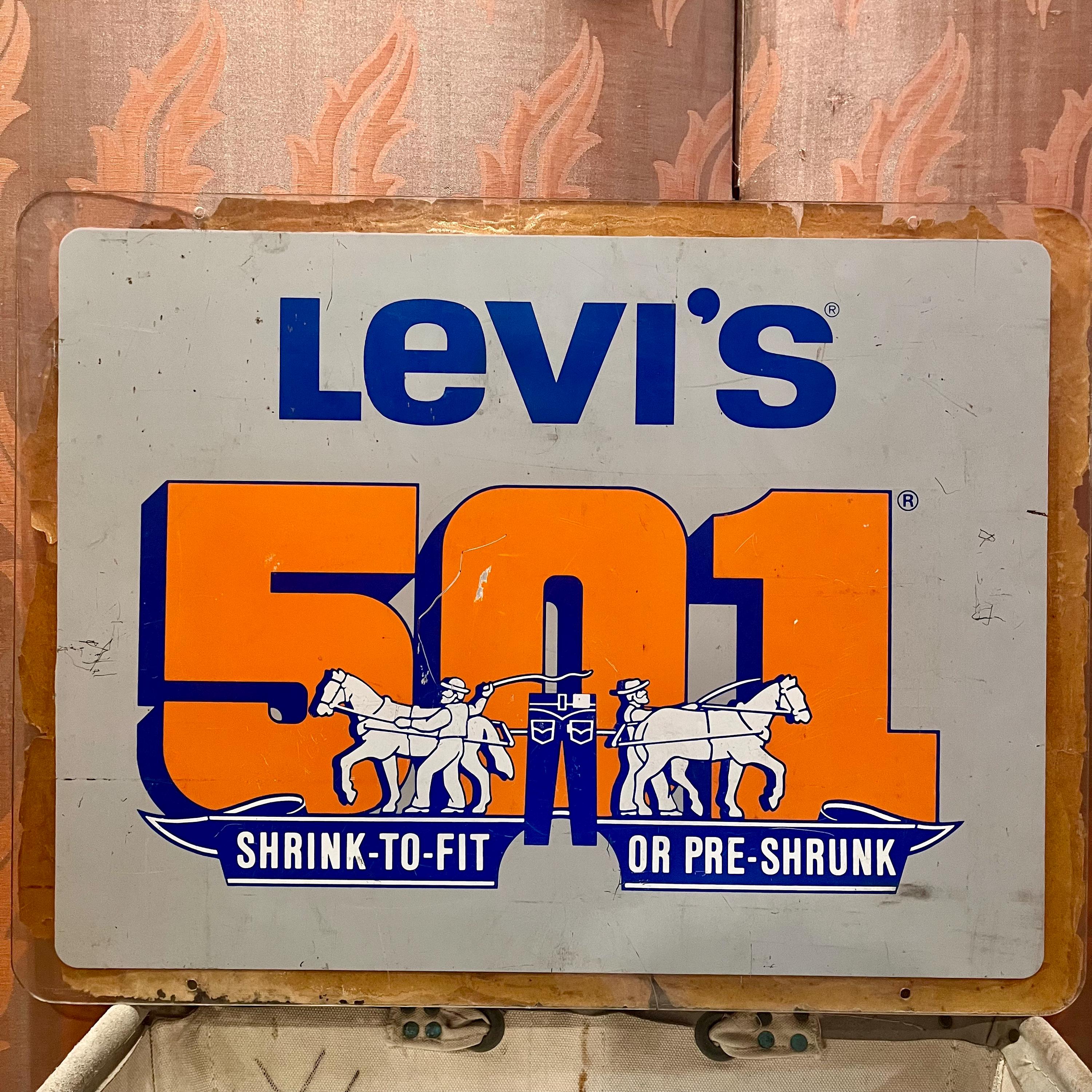 Vintage 1970s 1980s LEVIS Orange Tab Denim Advertising Shop Vintage 1970s 1980s LEVIS Orange Tab Denim Advertising Shop