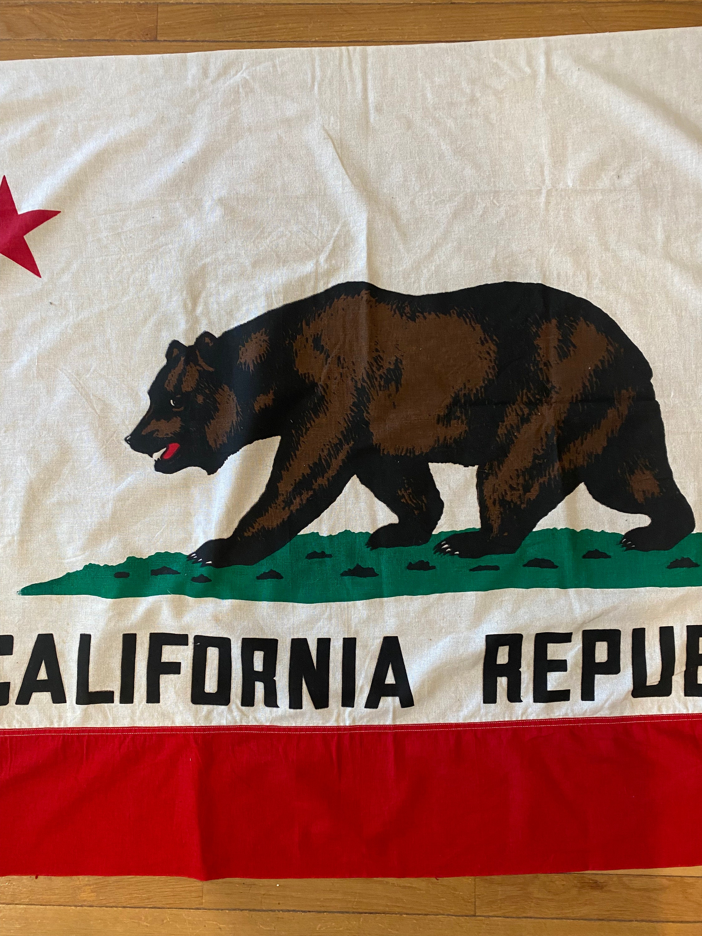 California FLAG ビンテージ コットン カリフォルニア フラッグ 通販
