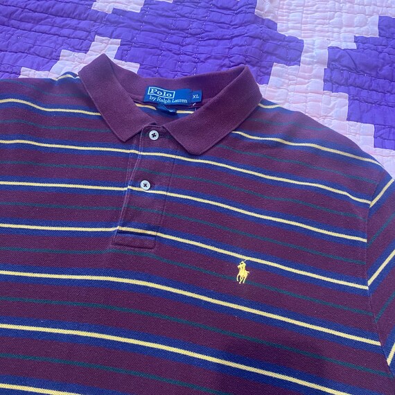 Vintage 1990's Blue Label POLO by Ralph Lauren St… - image 3