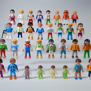 多彩なフィギュアと小物セット　geobra playmobile 1992 - 2009 Playmobil Figurine Toy Lot Geobra - Etsy
