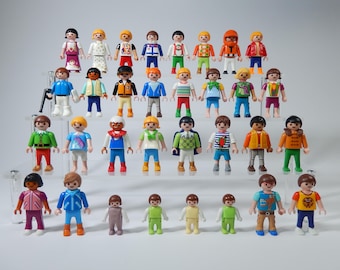 Figurine PLAYMOBIL Vintage Bonhomme De Neige Avec Balai - Set Sports D'hiver 3467 (1984)
