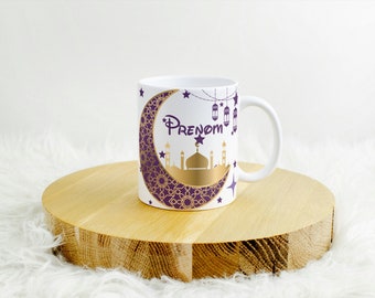 Tasse personnalisée avec prénom, mug, love, amitié, amour, ramadan