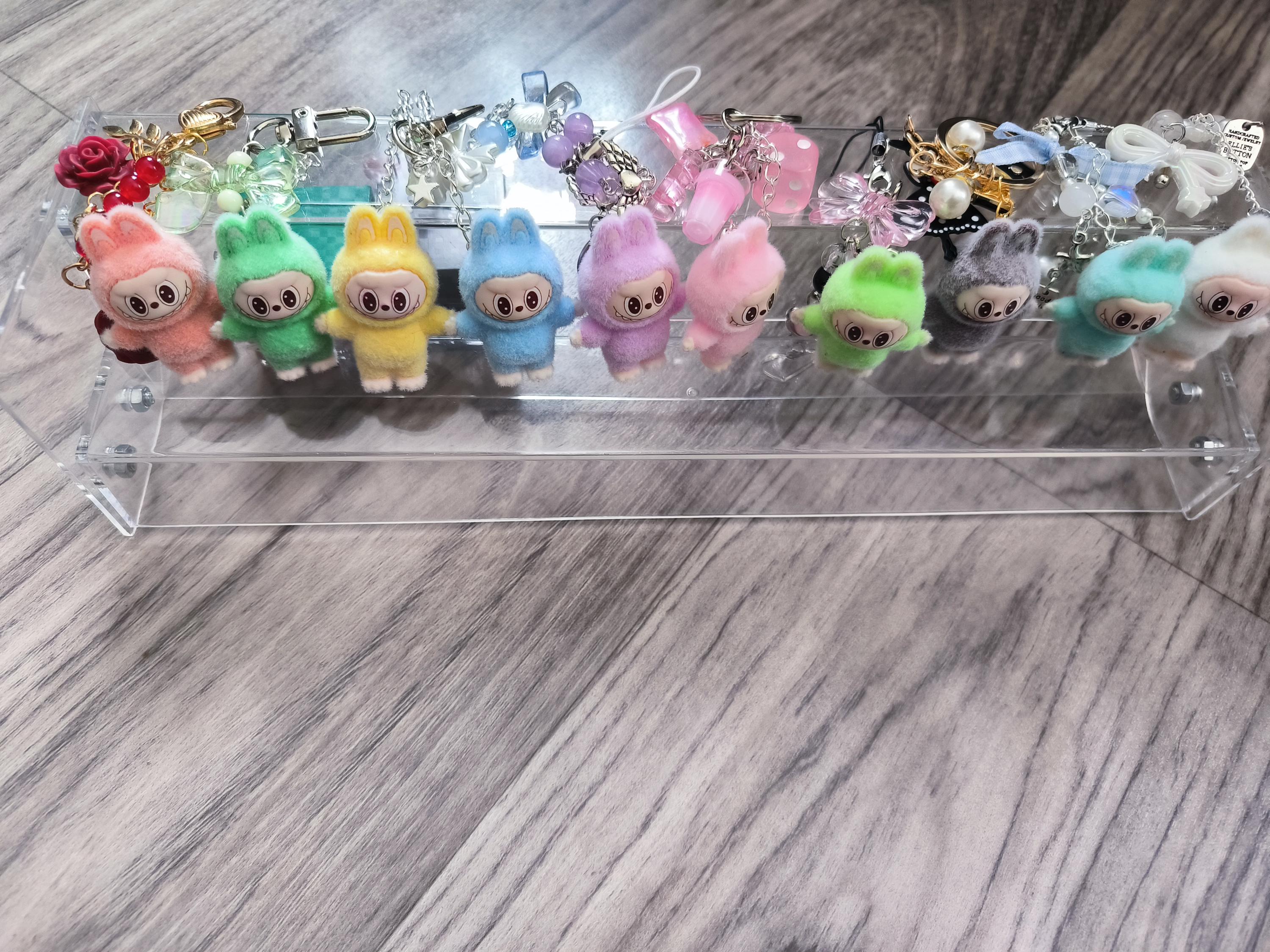 ZIMOMO グレー LABUBU ラブブ ぬいぐるみ 訳あり zimomo LABUBU グレー