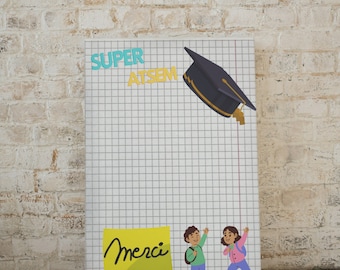 Erasable slate, magnetic memo, mistress gift, master, ATSEM, AVS nanny