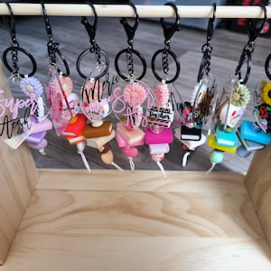 sleutelhanger voor leraren, AVS-sleutelhanger, einde schooljaar cadeau, ATSEM-sleutelhanger, AESH-sleutelhanger, cadeau voor leraren