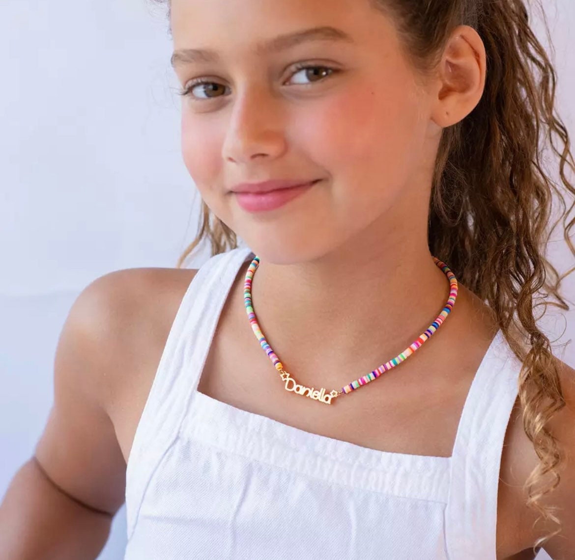 8th Birthday Gift for 8 Year Old Girl Birthstone Necklace, 925