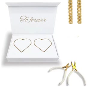 DIY Permanent Bracelet Kit, Matching Jewelry for Couples, Handmade Anniversary Present, Girlfriend and Boyfriend Valentine’s Gift