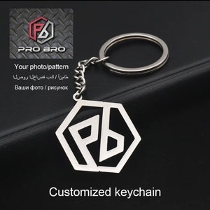 Custom Logo Keychain Charm, Personalized Business Logo Keychain, Company Logo Gifts, Branded Corporate Keychains, Your Brand Logo Keychain