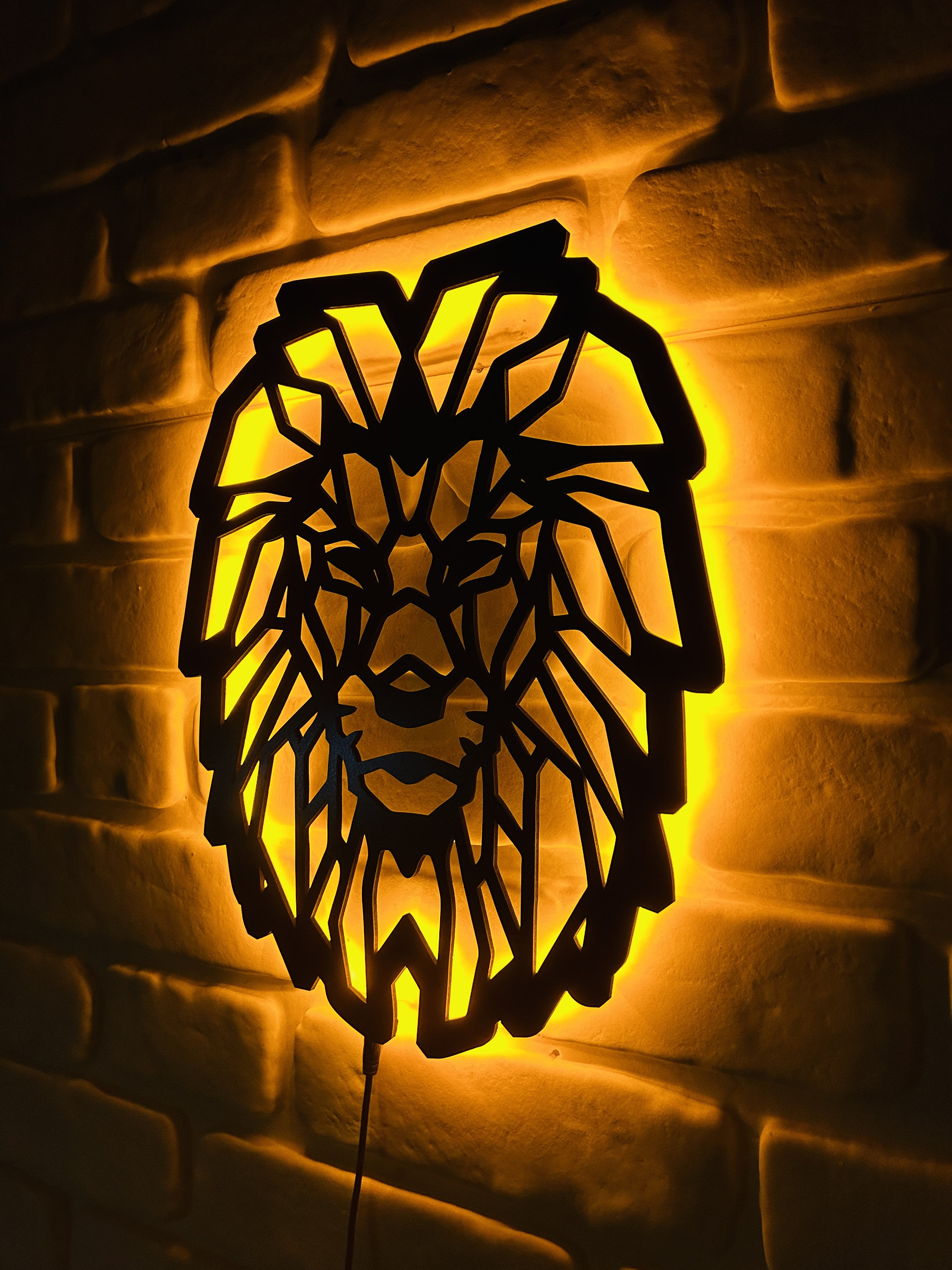 Lion Led Sign, Animal Neon Sign Minimalist Gift Kids Room Wall Decor ...