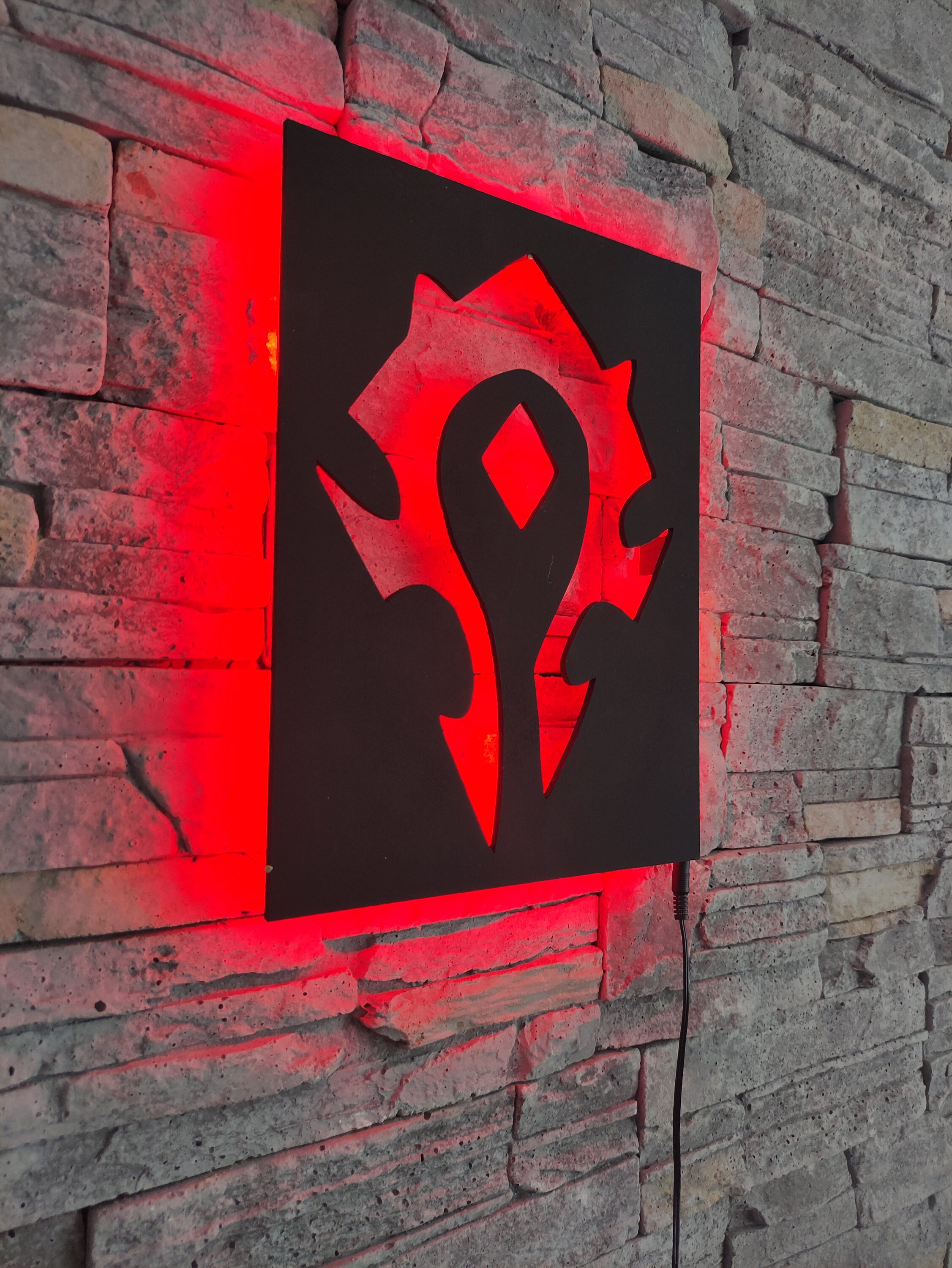  World of Warcraft Horde Night lights, Horde sign, WoW Classic :  Handmade Products