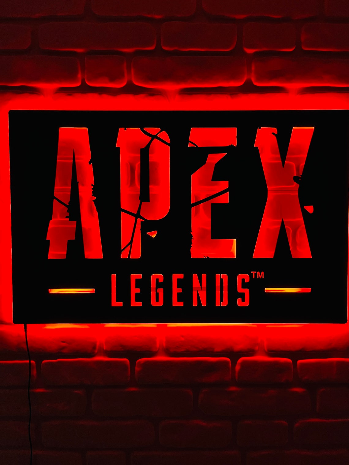 APEX Logo Led Sign Gamer Wall Decor Gamer Room Gift for - Etsy
