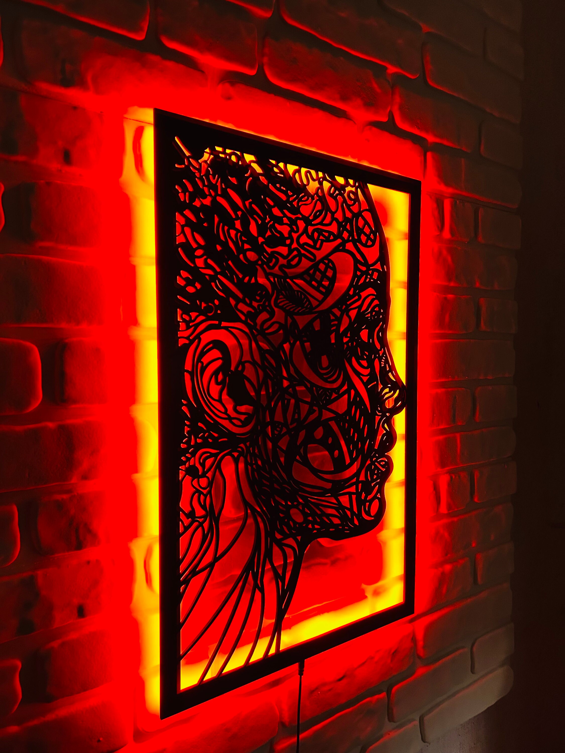 Zen Led Signs Zen Girl Led Sign, Minimalist Neon Sign, Room Decor ,wall Decor Sign ...