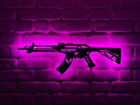 Valorant Personalized and Custom Gift Led Sign Weapon Gun Gift