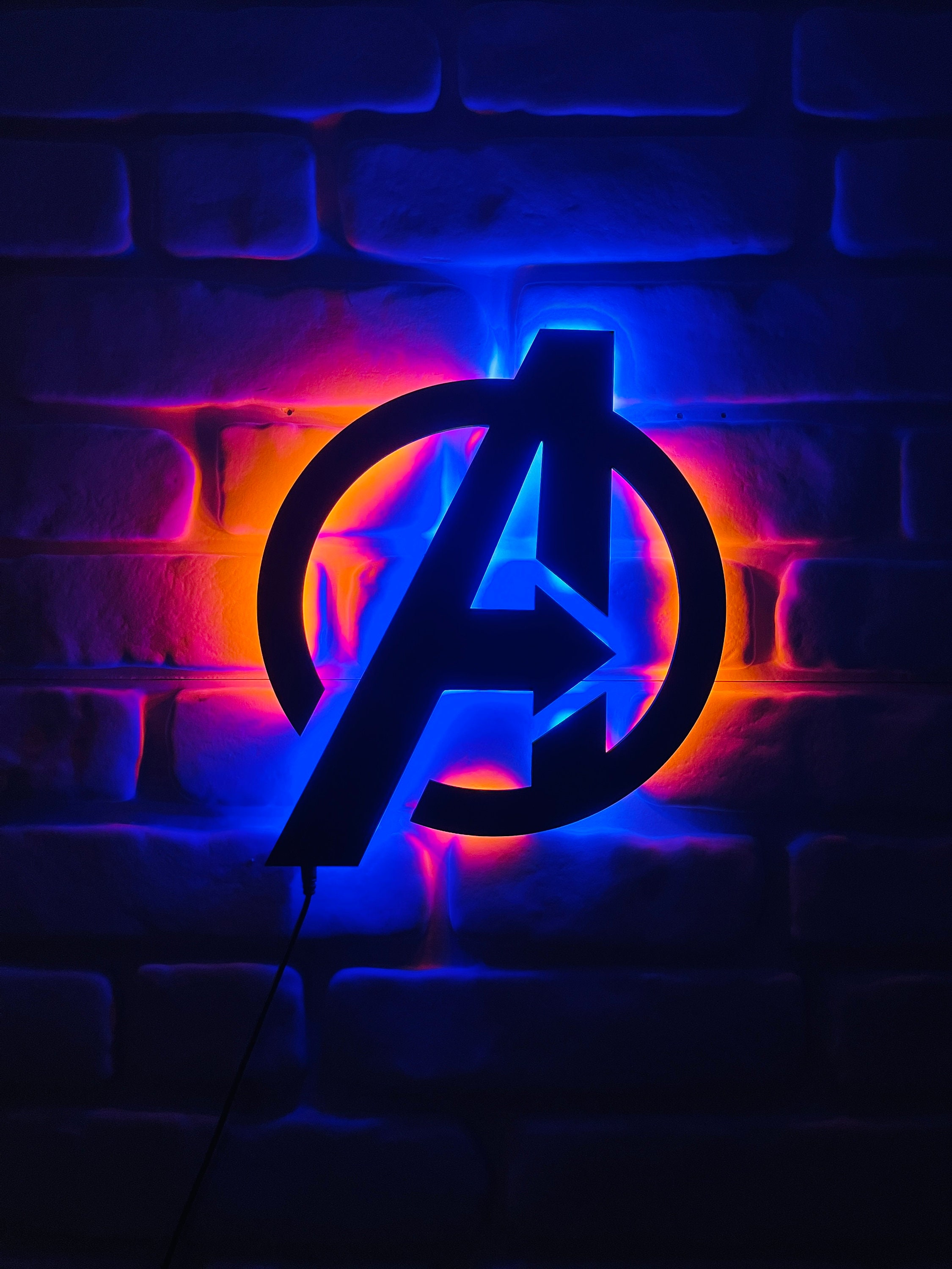 Avengers Led Sign -  Sweden