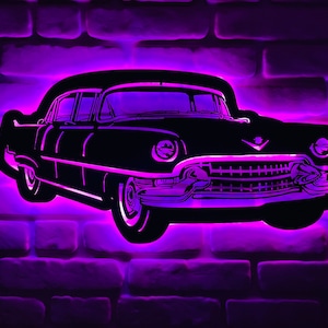 belair USA Car Led Sign, Wall Lighting Art, Neon Sign, Gift, Personalized Gift Home Decor, Wall Decor Sign, Christmas Gift