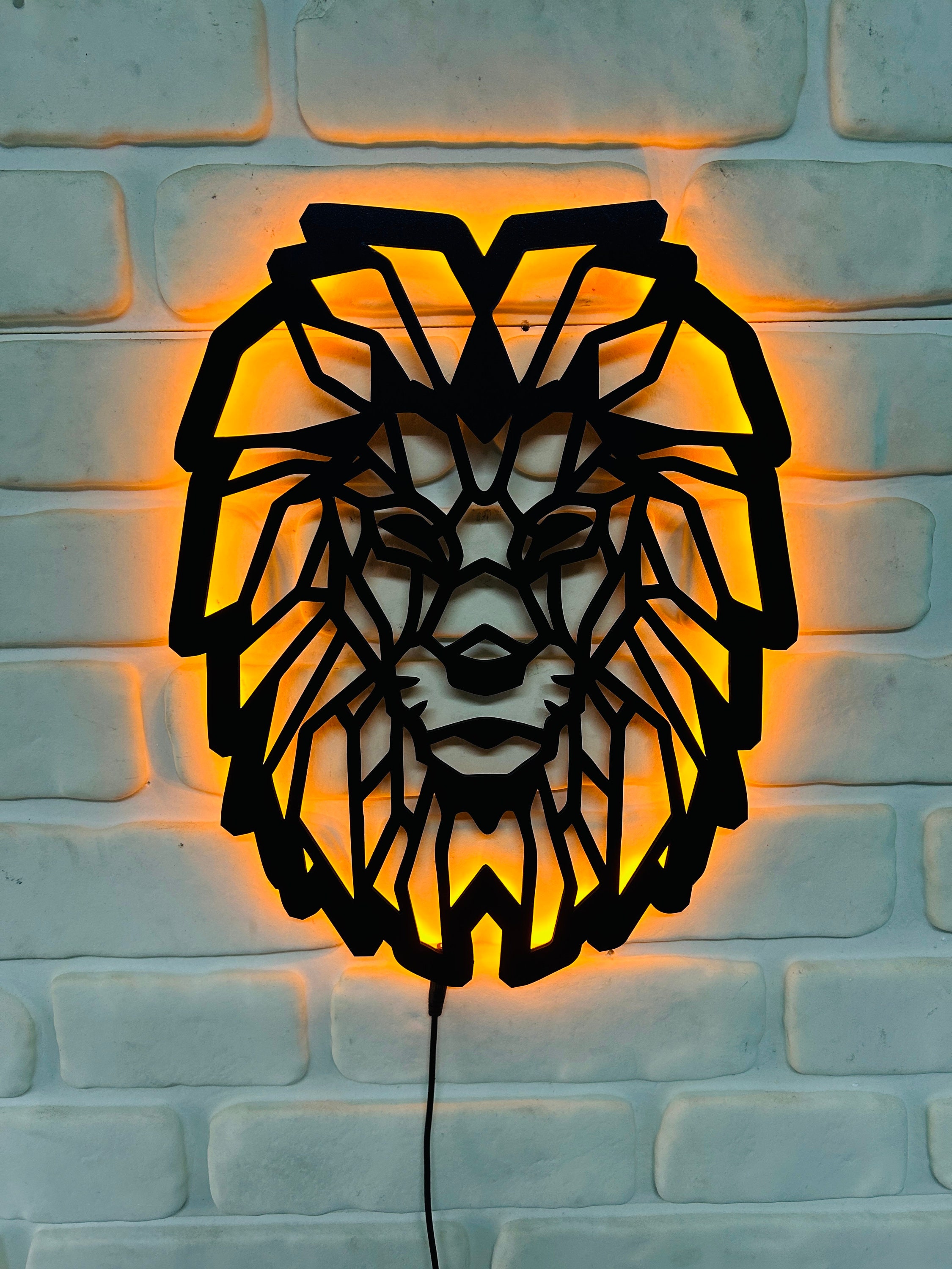Lion Led Sign, Animal Neon Sign Minimalist Gift Kids Room Wall Decor ...