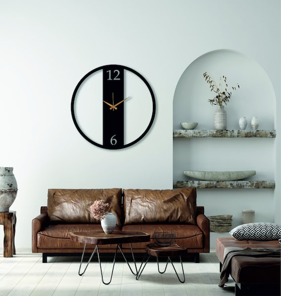 Metal Minimalist Wall Clock, Metal Wall Decor, Metal Wall Clock, Home  Office Decoration Modern Silent Movement, Housewarming Gift -  Canada