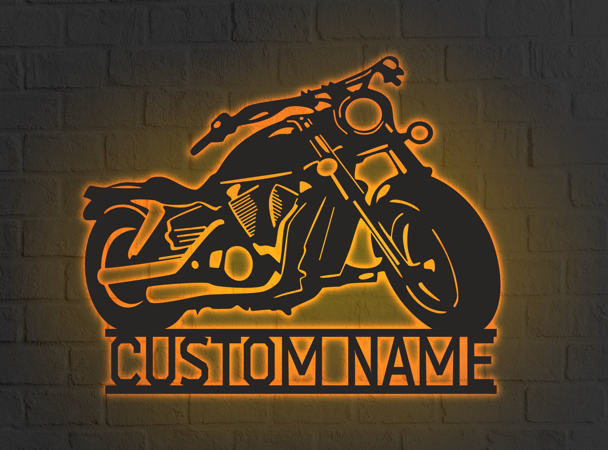 Harley davidson neon - Etsy 日本
