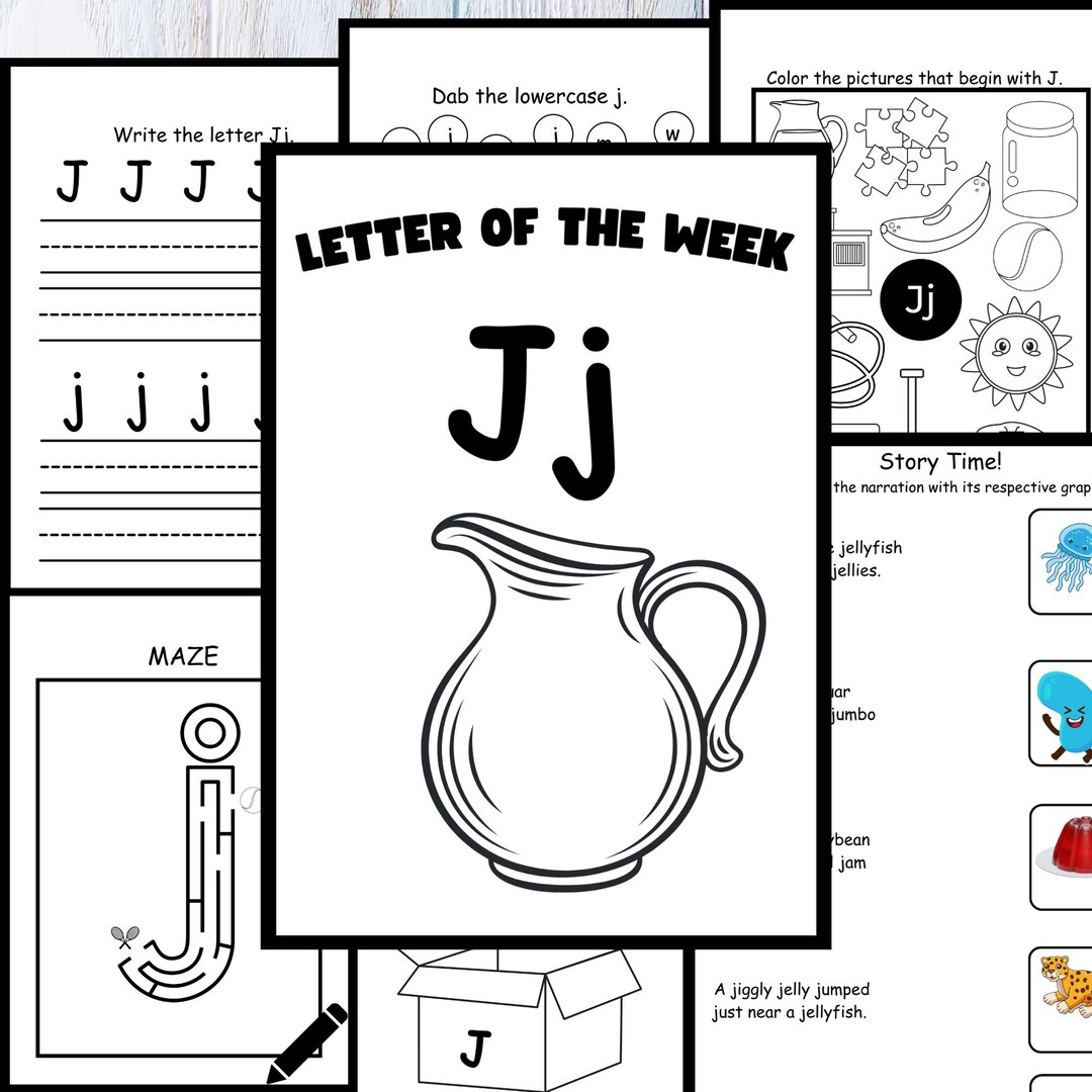 Letter of the Week Worksheets, Phonics Worksheets, Alphabet Binder ...