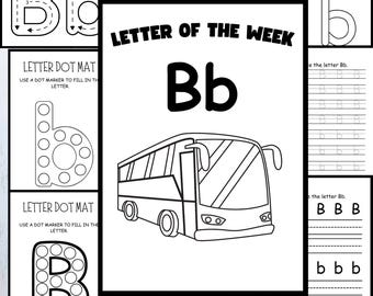 Letter of the week worksheets, Phonics worksheets, Alphabet binder, Phonics binder, alphabet busy book, Alphabet activities worksheets