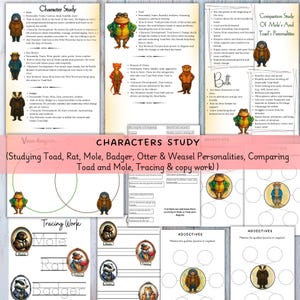 Wind in the Willows Novel Companion, Literature Study, Wind in the ...