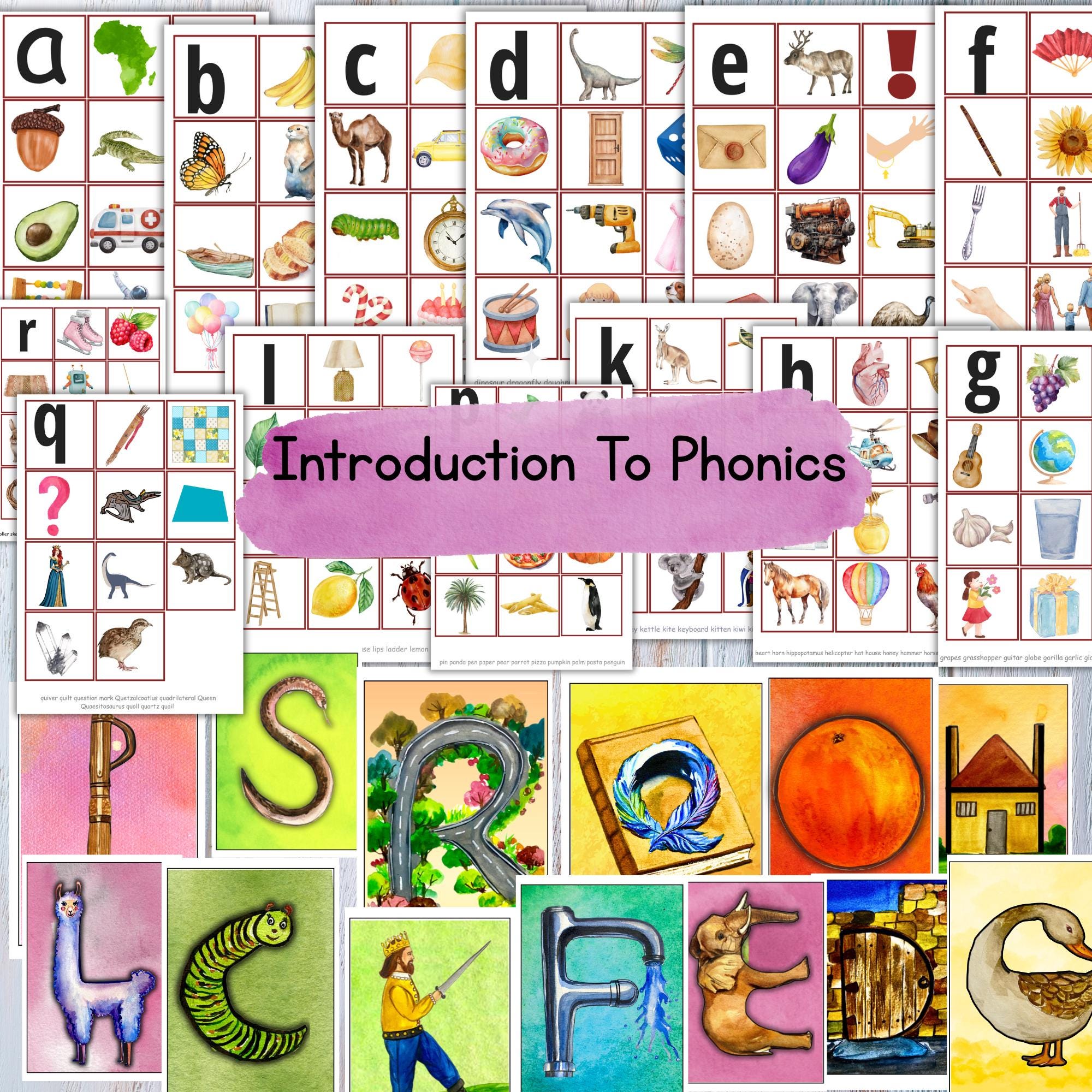 Letter of the Week Worksheets, Phonics Worksheets, Phonics Busy Book ...