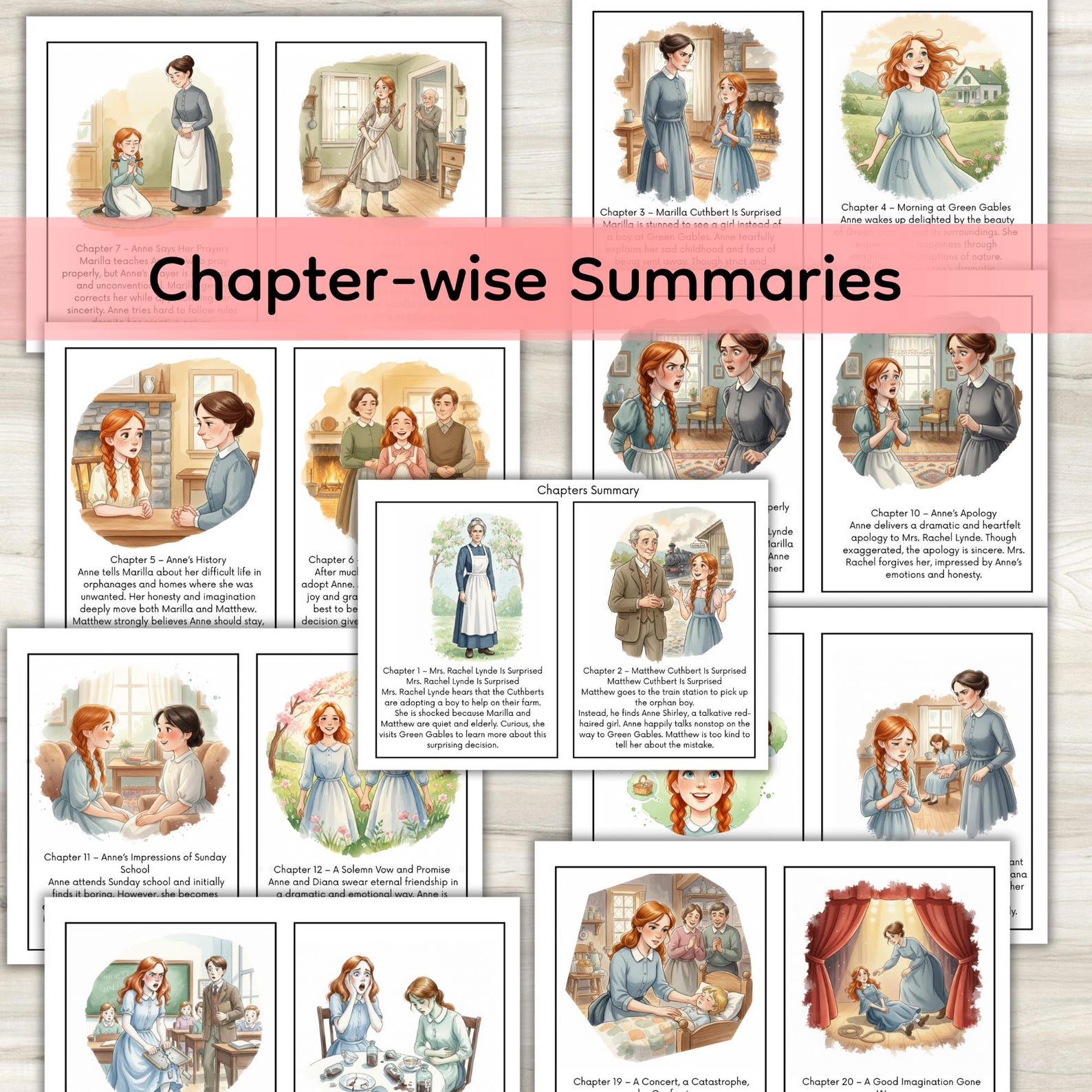 Anne of Green Gables Novel Study, Literature Unit, Reading ...