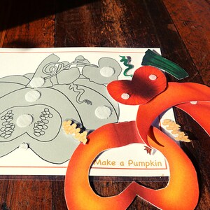 Pumpkin unit study printable, Pumpkin lifecycle, Parts of Pumpkin, Pumpkin 3 part cards, Pumpkin puzzle , Fall activity, Halloween activity image 2