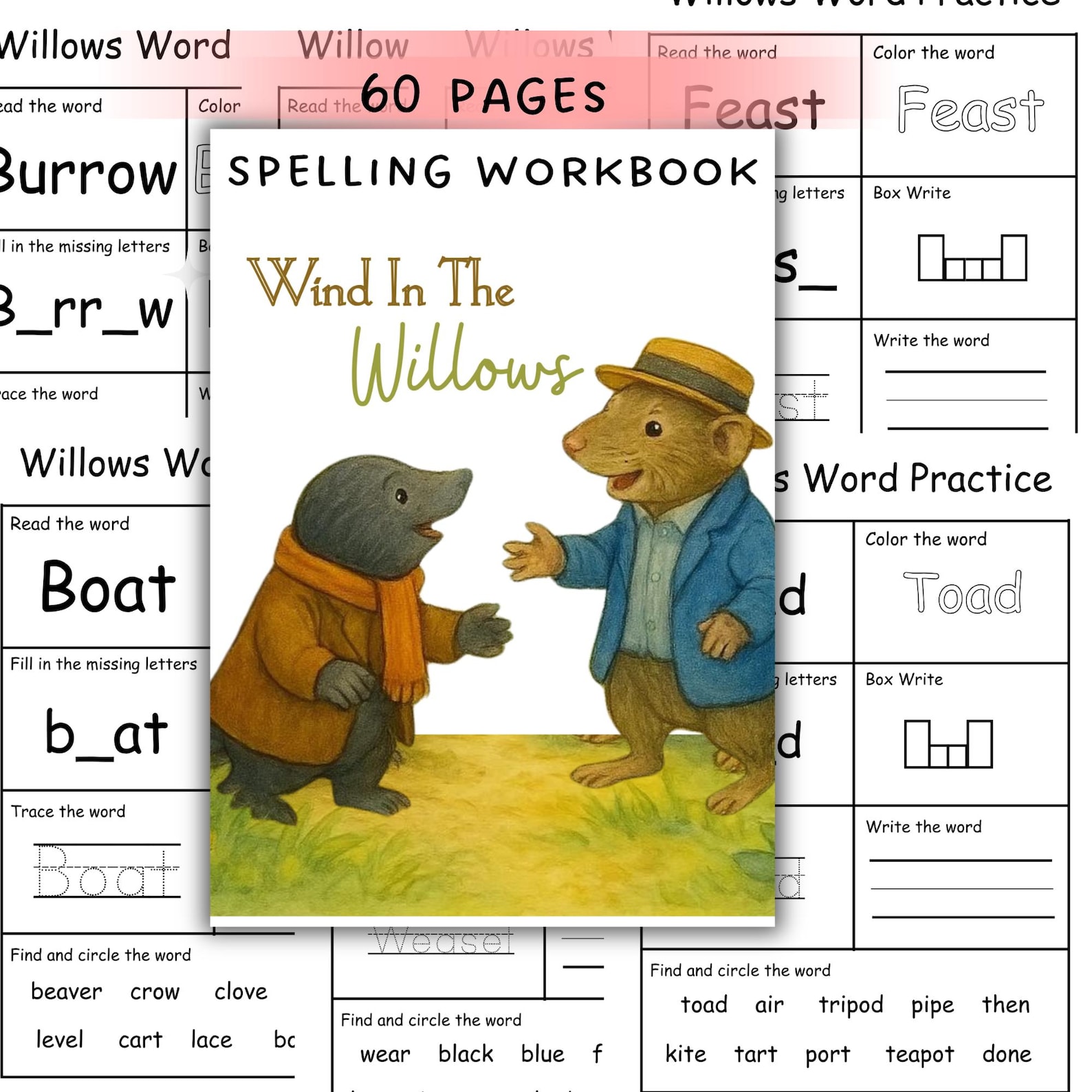 Wind in the Willows Novel Companion, Literature Study, Wind in the ...