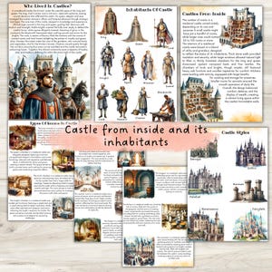 Castle Unit Study, Medieval Period Unit, Middle Ages Unit, Castle ...