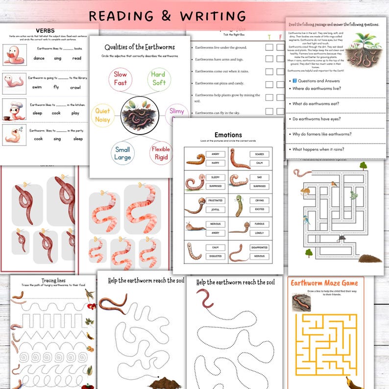 Earthworm Unit Study, Decomposer Unit Study, Nature Study, Homeschool ...