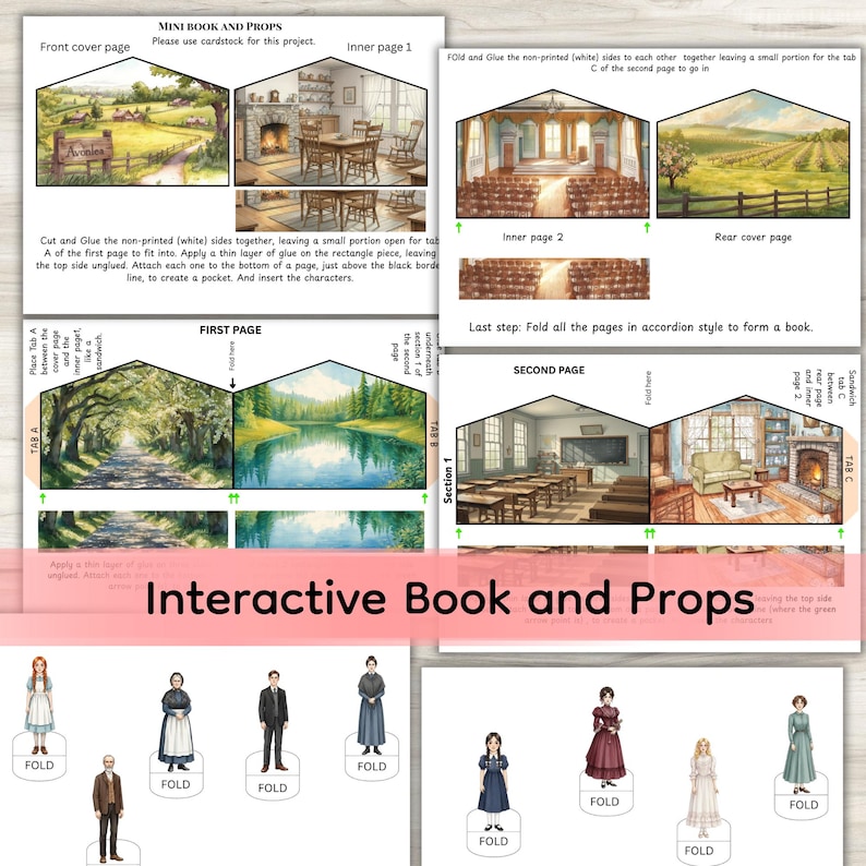 Anne of Green Gables Novel Study, Literature Unit, Reading ...
