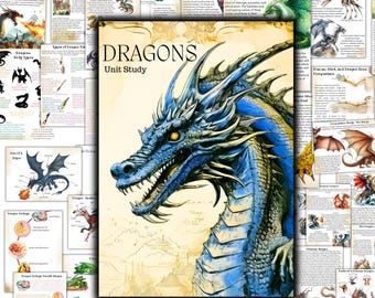 Dragons unit study, Mythology unit study, Dragon anatomy, Dragon life cycle, Mythical creature unit