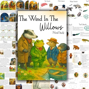 Romanföljeslagare till Wind in the Willows, litteraturstudie, enhetsstudie om Wind in the Willows, stavningsbok om Wind in the Willows